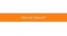 Moodle - Journal by Moodle Tutorials